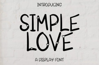 Simple Love Display Font