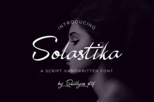 Solastika Handwritten Font
