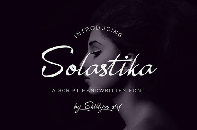 Solastika Handwritten Font