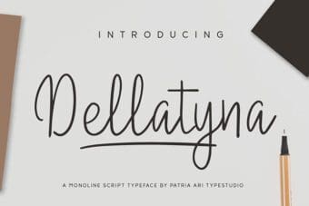 Dellatyna Script Font