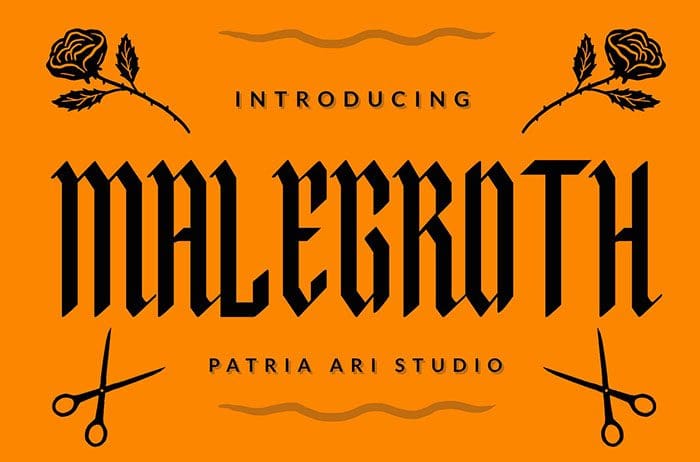 Malegroth Blackletter Font