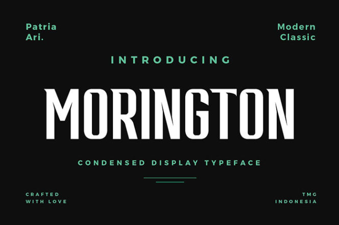 Morington Display Font
