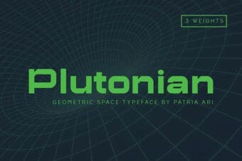 Plutonian Display Font