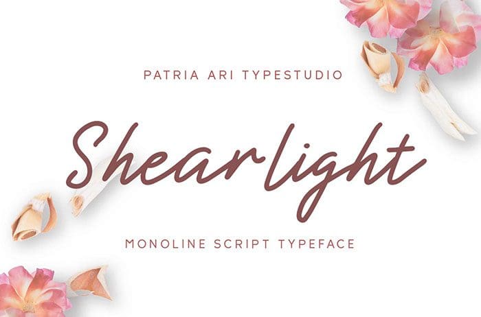 Shearlight Script Font