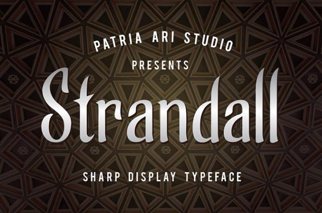 Strandall Display Font