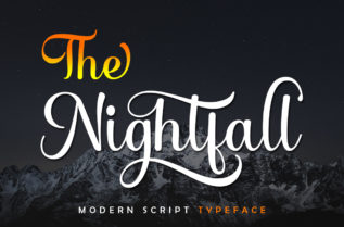 The Nightfall Script Font