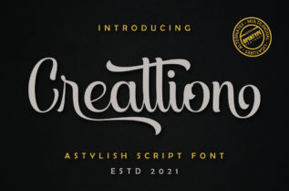 Creattion Script Font