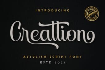 Creattion Script Font