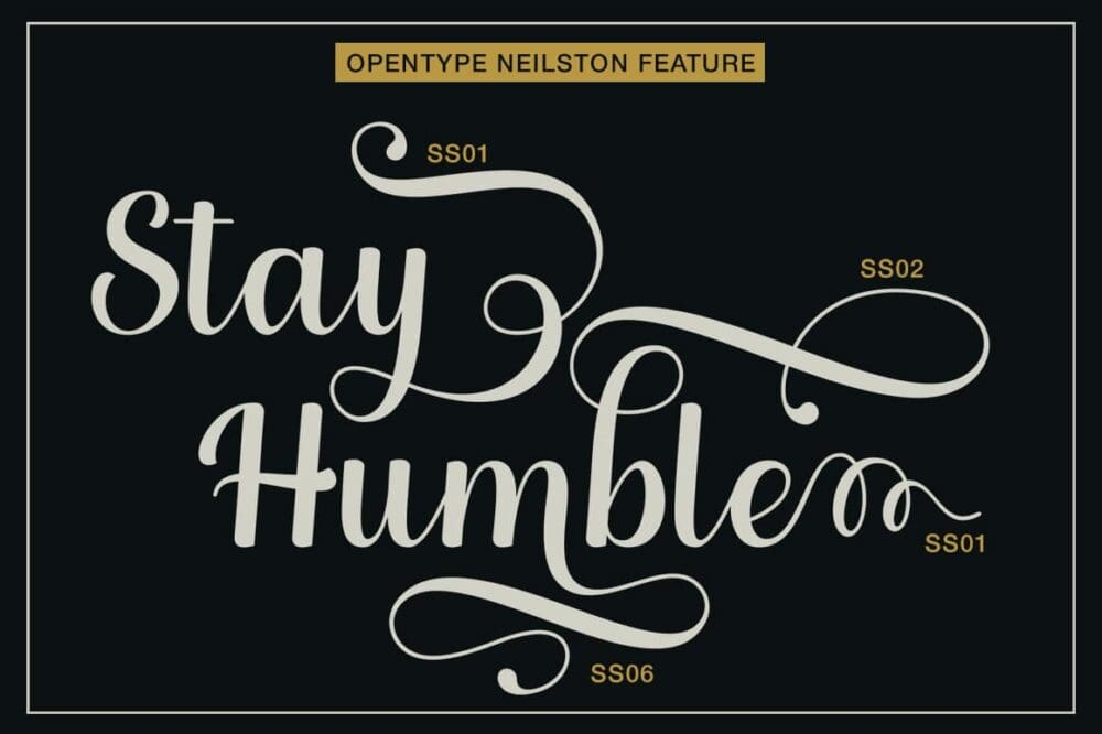 Neilston Script Font 3