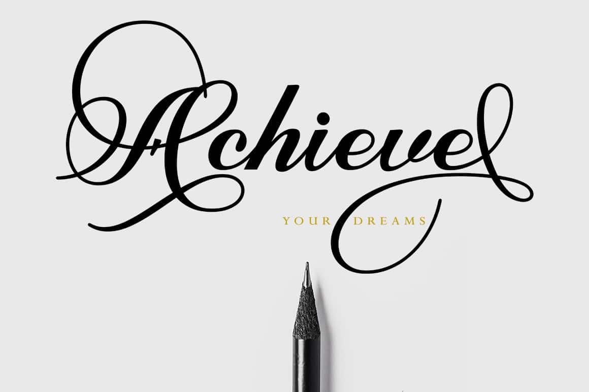 Arunika Calligraphy Font 3