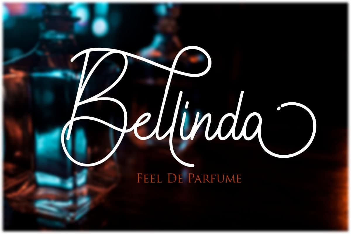 Ameliyah Monoline Script Font 2