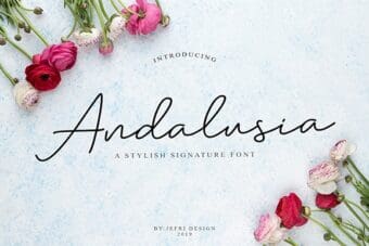 Andalusia Signature Font
