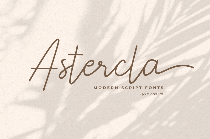 Astercla Script Font