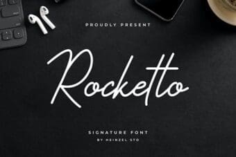 Rocketto Signature Font