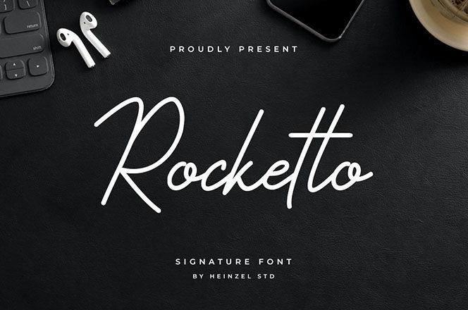 Rocketto Signature Font