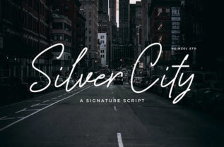 Silver City Signature Script Font