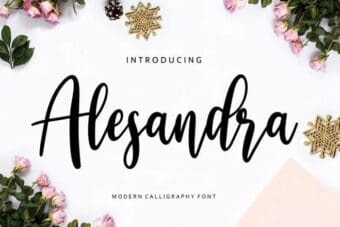 Alesandra Modern Calligraphy Font