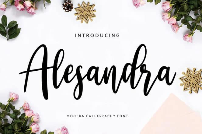 Alesandra Modern Calligraphy Font