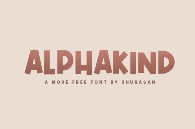 Alphakind Display Font