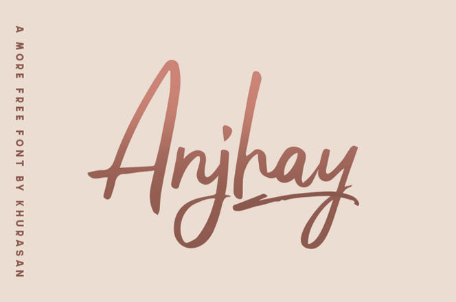 Anjhay Handwritten Font