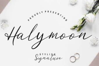 Halymoon Stylish Signature Font
