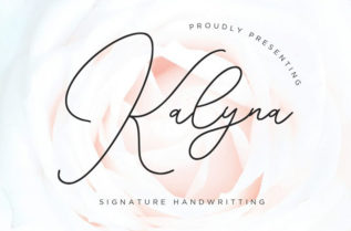 Kalyna Signature Handwritten Font