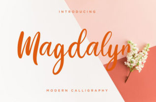 Magdalyn Modern Calligraphy Font