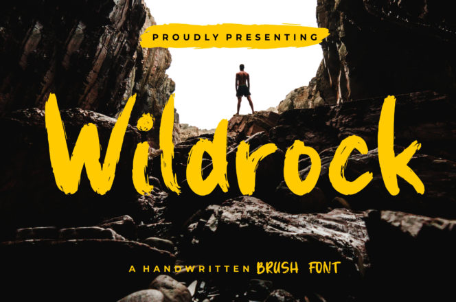 Wildrock Brush Font