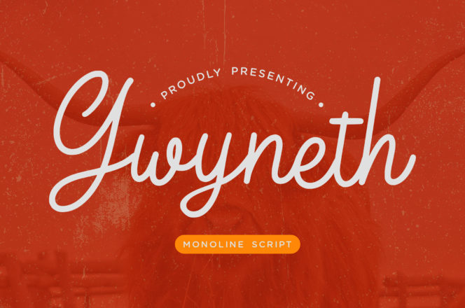 Gwyneth Monoline Script Font