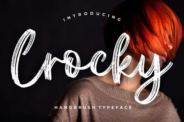 Crocky Brush Font