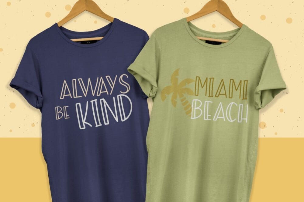 Summer Beach Display Font 4