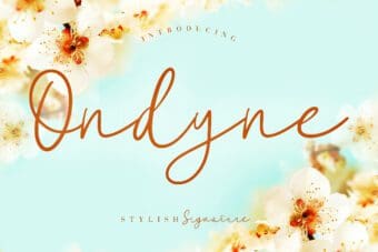 Ondyne Stylish Signature Font