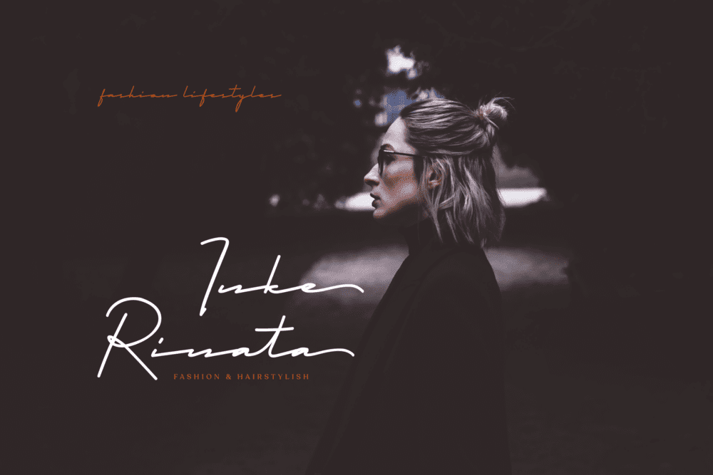 Qhueeny Signature Font 1