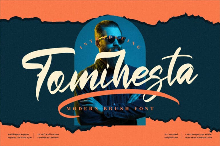 Tomihesta Brush Font