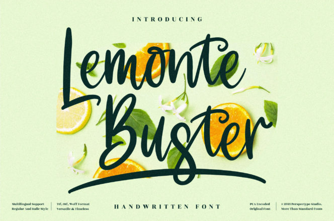 Lemonte Buster Font