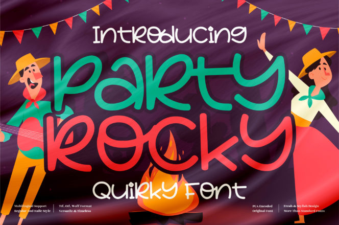 Party Rocky Font