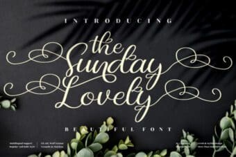 The Sunday Lovely Font