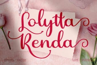 Lolytta Renda Calligraphy Font