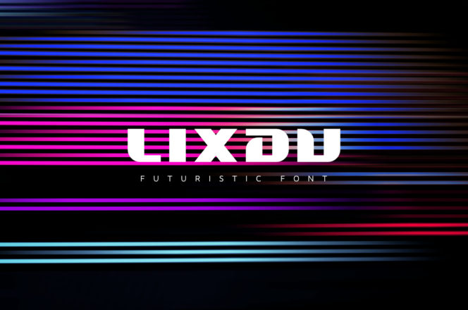Lixdu Futuristic Font