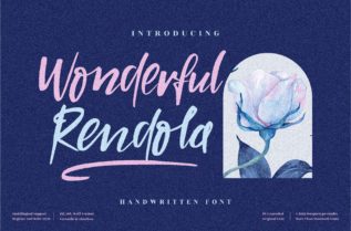 Wonderful Rendola Font