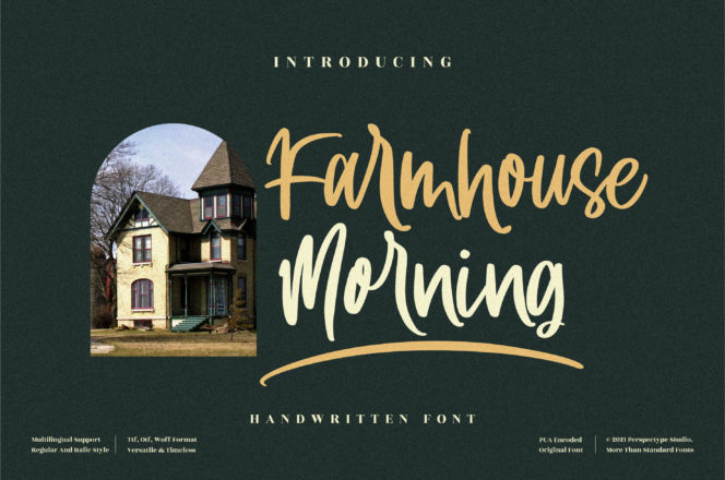 Farmhouse Morning Font