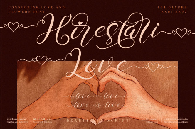 Hirestari Love Font