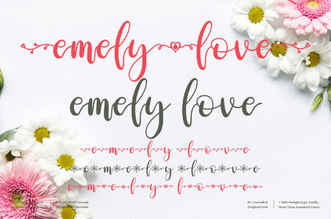 Emely Love Font