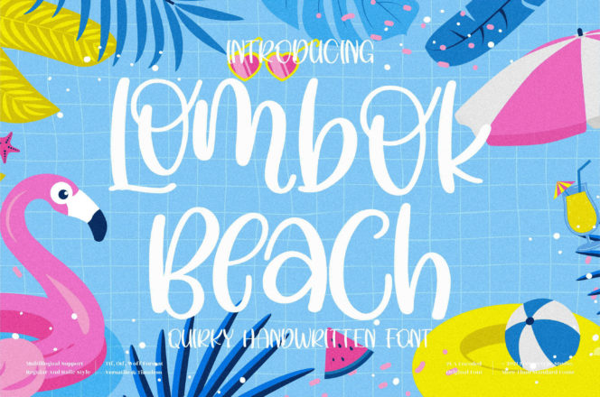 Lombok Beach Font