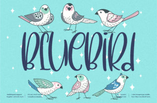 BlueBird Font