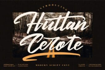 Huttan Cerote Script Font