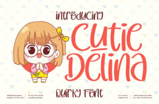 Cutie Delina Font