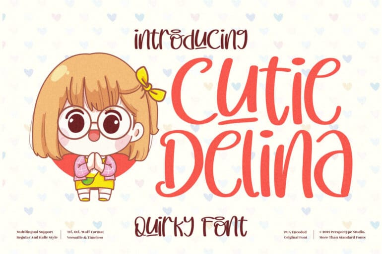 Cutie Delina Font
