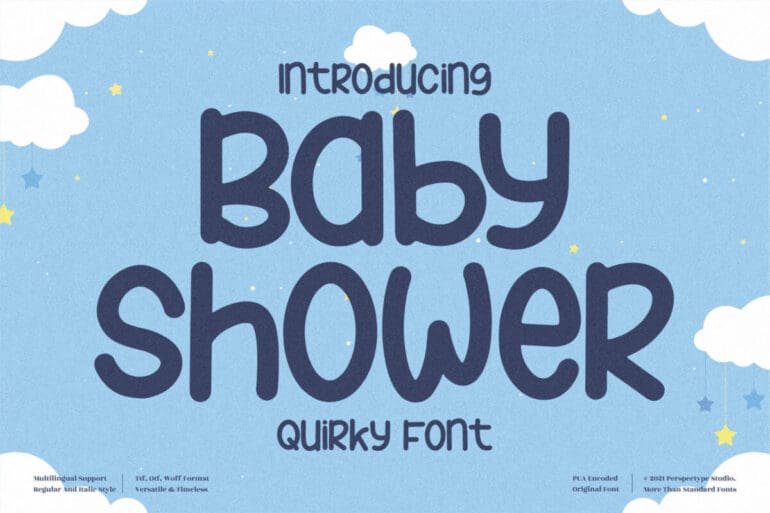 Baby Shower Font