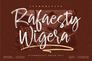 Rafaesty Wigera Font